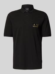 Koszulka polo o kroju regular fit z logo od ARMANI EXCHANGE - 40