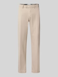Regular Fit Chino aus Baumwoll-Mix Modell 'Evans' von Brax Beige - 4