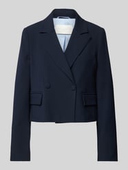 Blazer mit Knopfverschluss von Milano Italy Blau - 3