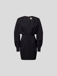 Midikleid mit Schulterpolstern von Alexandre Vauthier Blau - 34