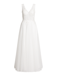 Brautkleid mit Strasssteinen von Mascara Beige - 24