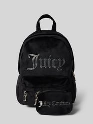 Rucksack aus Samt mit Strasssteinbesatz Modell 'KIMBERLY' von Juicy Couture Schwarz - 9