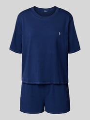 Piżama z wyhaftowanym logo i elastycznym paskiem z logo od Polo Ralph Lauren - 38