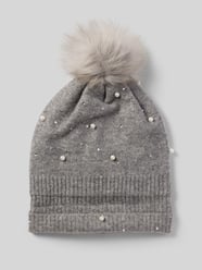 Czapka z pomponem i dodatkiem wełny model ‘JAROLINE’ od Pieces - 26