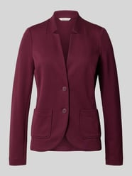 Regular fit korte blazer in gestructureerde look van Tom Tailor Bordeaux - 46