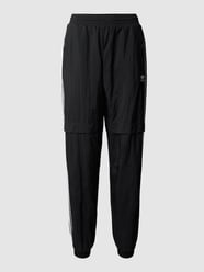 Relaxed Fit Trainingshose mit Label-Details von adidas Originals Schwarz - 23