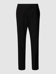 Spodnie sportowe o kroju slim fit z elastycznym pasem od HUGO Czarny - 23
