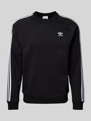 Oversized Sweatshirt mit gerippten Abschlüssen von adidas Originals Schwarz - 34