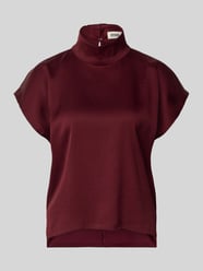 Blouseshirt met opstaande kraag, model 'ALARIA' van Drykorn Bordeaux - 8