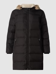PLUS SIZE lange donsjas met capuchon van Lauren Ralph Lauren Curve Grijs / zwart - 45