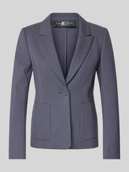 Blazer mit aufgesetzten Taschen von Luisa Cerano Blau - 13