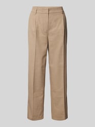 Flared Stoffhose mit Bundfalten Modell 'Sara Pleat' von MAC Beige - 19