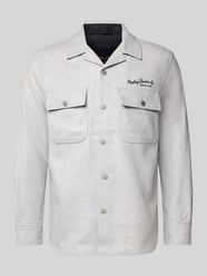 Regular Fit Hemdjacke mit Lanawoll-Anteil von Replay - 48