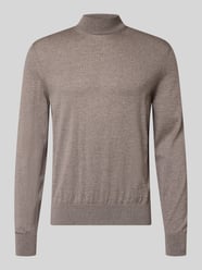 sweter o kroju regular fit z czystej żywej wełny model 'Bjarno' od BOSS - 38