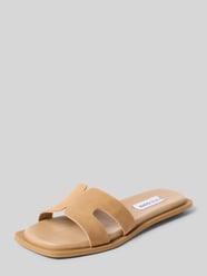 Slides in Denim-Optik Modell 'SOFIA' von Steve Madden Beige - 13