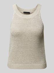 Tanktop in Strick-Optik von Oui Beige - 40