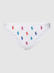 Slip met logostitching, model 'DEVIN' van Polo Ralph Lauren Wit - 40