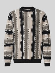 Gebreide pullover met ribboorden, model 'TETON' van Redefined Rebel - 12