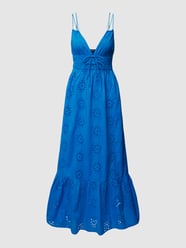 Maxi-jurk met ajourpatroon van Gina Tricot Blauw - 2