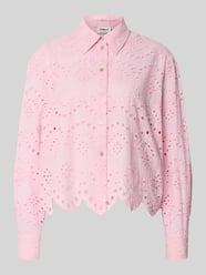 Regular Fit Hemdbluse aus reiner Baumwolle Modell 'VALAIS' von ONLY Pink - 8