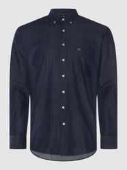 Regular Fit Freizeithemd aus Oxford von Fynch-Hatton Blau - 8