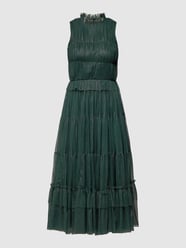 Cocktailjurk met effectgaren van LACE & BEADS Groen - 25