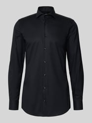 Koszula biznesowa o kroju slim fit z bardzo długim rękawem model ‘HANK’ od BOSS - 36
