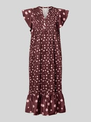Relaxed Fit Midikleid mit gelegten Falten von Christian Berg Woman - 47