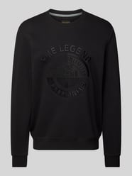 Sweatshirt mit Label-Stitching von PME Legend Schwarz - 2