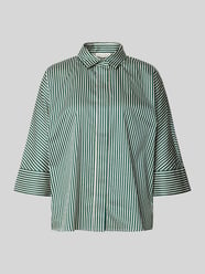 regular fit overhemdblouse met doorlopende knoopsluiting van Christian Berg Woman - 1