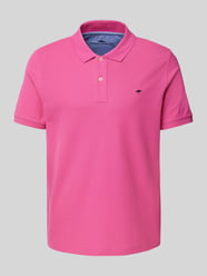 Regular Fit Poloshirt mit Logo-Stitching von Fynch-Hatton - 3