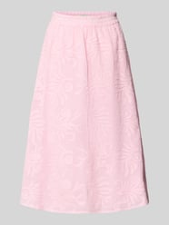 Midirok met kant en elastische band van Milano Italy Fuchsia - 8