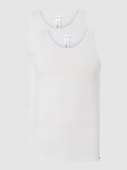 Tanktop van katoen in een set van 2 van Skiny Wit - 39