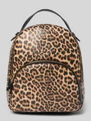 Rucksack mit Allover-Animal-Print von Liu Jo White - 1