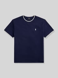 Koszulka T-shirt z mieszanki bawełny w kroju regular fit z kontrastowymi paskami od Polo Ralph Lauren - 29