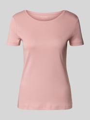T-shirt met geribde ronde hals van Christian Berg Woman Fuchsia - 5
