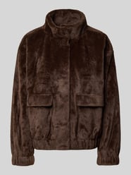 Regular Fit Teddyjacke mit Pattentaschen von zero - 14