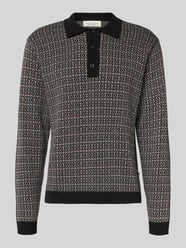 Slim fit pullover met polokraag, model 'Jacquard' van Casual Friday - 32