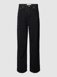 Super Baggy Fit Jeans im 5-Pocket-Design von REVIEW Schwarz - 11