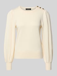 Sweter z dzianiny z guzikami model ‘DONTREY’ od Lauren Ralph Lauren - 21