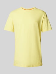 T-shirt met labeldetail van BOSS Orange Geel - 10