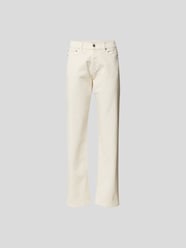 Mid Rise Jeans im Straight Fit von MSGM Weiß - 44