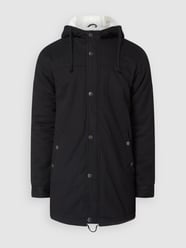 Parka z podszewką ze sztucznego kożuszka model ‘Alex’ od Only & Sons Czarny - 46