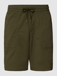 Shorts mit Label-Patch von REVIEW Grün - 36