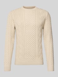Gebreide pullover met structuurmotief, model 'SEAN' van Jack & Jones Premium - 21