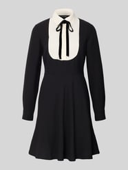 Knielange jurk met strikdetail, model 'LEYTHIA' van Lauren Ralph Lauren - 33