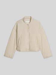 Comfort Fit Blouson aus Satin von Marc O'Polo Beige - 37