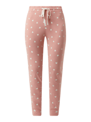 Pyjama-Hose mit Allover-Muster von Jake*s Casual Pink - 35