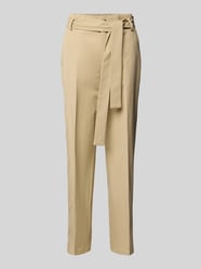 Straight Leg Stoffhose mit Bindegürtel Modell 'SAFARI' von Liu Jo White Beige - 36