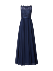 Abendkleid mit floraler Spitze von Luxuar - 43